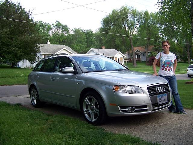 Monica with Audi