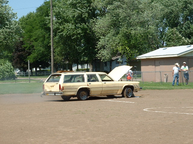 Ahh, the blow-up car.