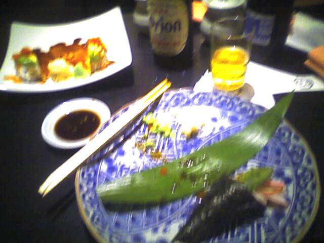 Sushi in the city.