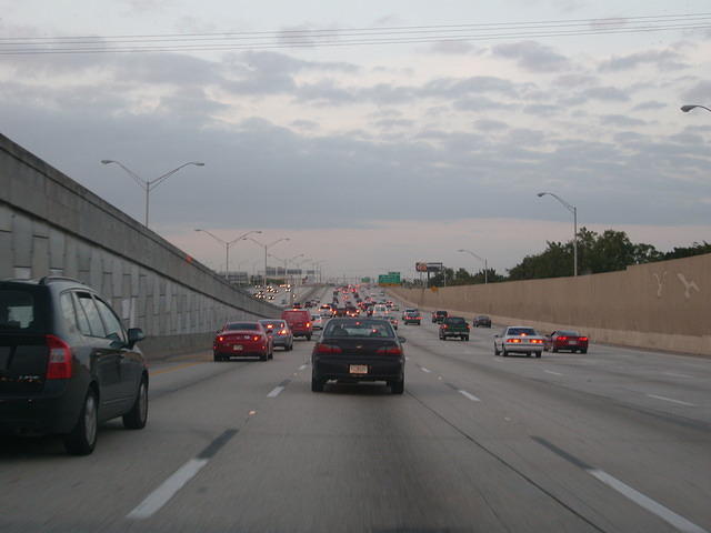 rush hour! on south florida's cruel interstate... I95