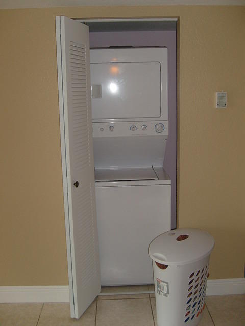 hidden fullsize washer-dryer
